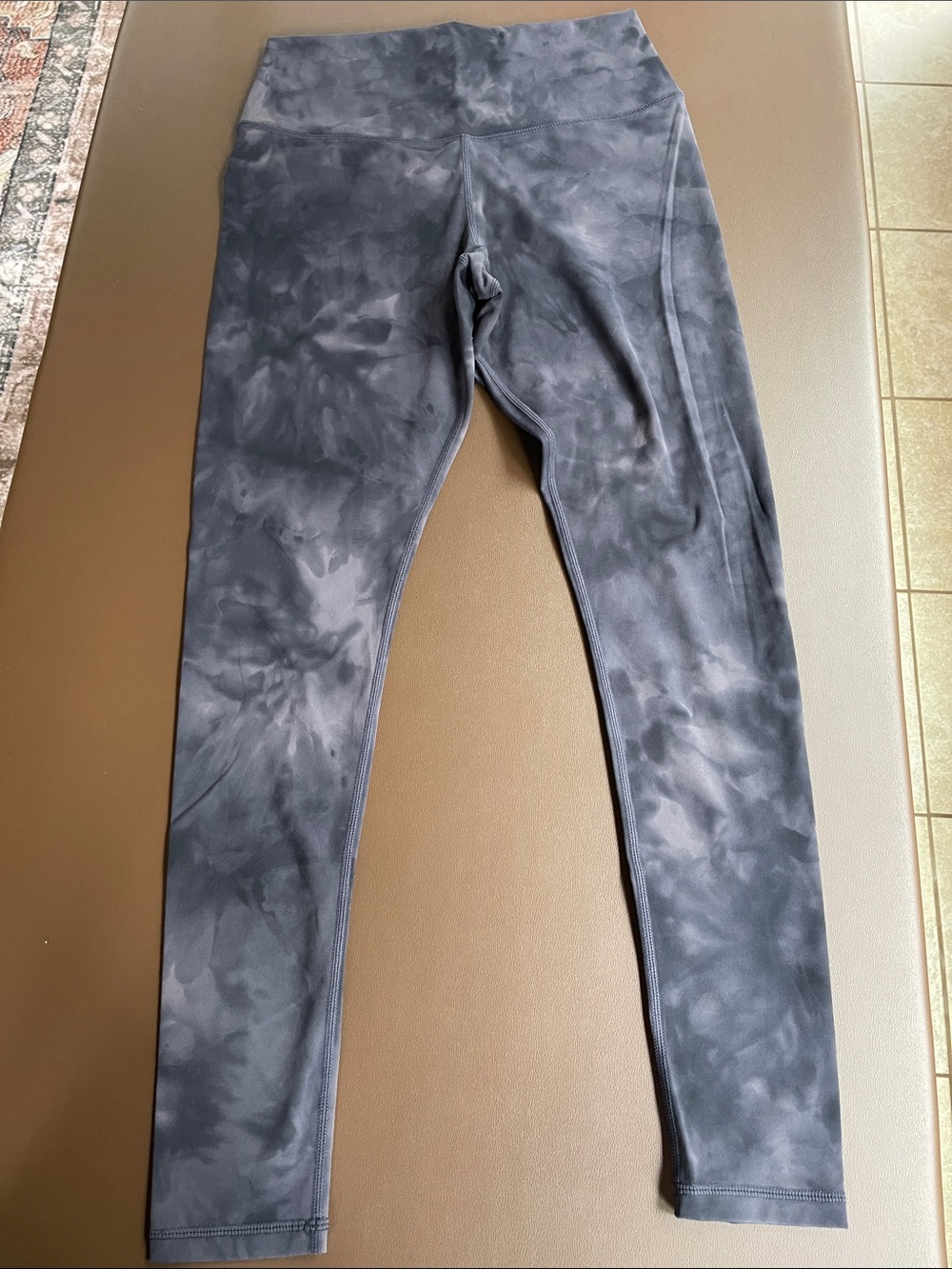 Glyder Charcoal Tie-Dye Performance Leggings